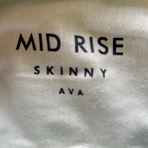 Lucky Brand velvet skinny cut pants / jeans in sea foam green. Size 4 / 27 EUC. - Picture 6 of 8